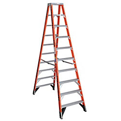 Ladder 10' DBL.Step Fiberglass