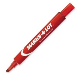 Marker Marks-A-Lot Red