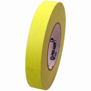 Gaffers Tape 1"x50yd Fl. Yellow